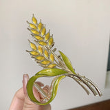 14K gold-plated wheat Hairpin