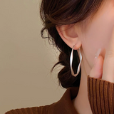 14k Gold-Plated Wavy Hoop Earrings