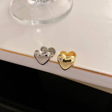 14k Gold-plated Heart Ear Cuffs(1 Pair)