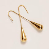 18K Gold-plated Drop-Shaped Delicate Earrings