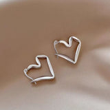 18K Gold-plated Heart-Design Earrings