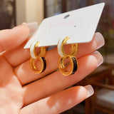 18K Gold Plated Simple Hoop Earrings