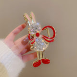 Rhinestone Cute Rabbit Hair Clips