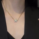 Silver Plated Magnetic Star Necklaces