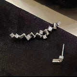 Silver Plated Zircon Diamond Crawlers