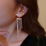 Silver Post Full Diamond Bling Bling Earrings