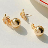 Silver Post Zircon Pearl Jacket Earrings