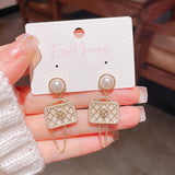 Silver Post Personalized Bag Style Earrings