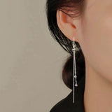 Sterling Silver Ball Chain Threader Earrings