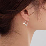 Sterling Silver Bow Earrings