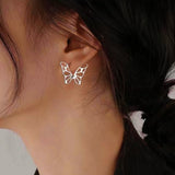 Sterling Silver Butterfly Earrings