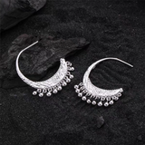 Sterling Silver C-Shaped Earrings