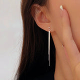 Sterling Silver Chain Earrings