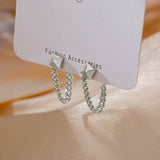 Sterling Silver Chain Earrings