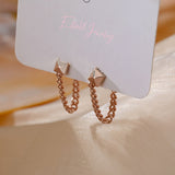 Sterling Silver Chain Earrings