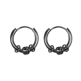 Sterling Silver Circle Earrings