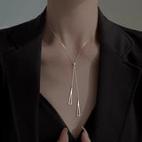 Sterling Silver Clavicle Chain Necklaces