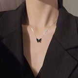 Sterling Silver Color Changing Butterfly Necklaces