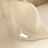 Sterling Silver Cute Cat Necklaces