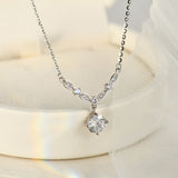 Sterling Silver Diamond Necklaces