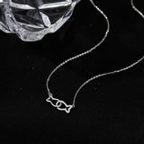 Sterling Silver Diamond Pisces Necklaces