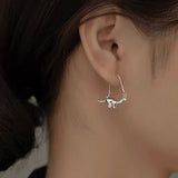 Sterling Silver Dinosaur Earrings