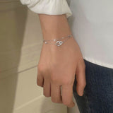 Sterling Silver Double Ring Bracelets