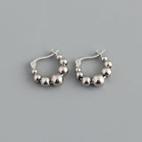 Sterling Silver Elegant Ball Earrings