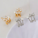 Sterling Silver Elegant Bow Studs