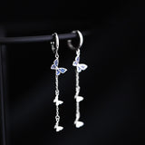 Sterling Silver Elegant Butterfly Earrings