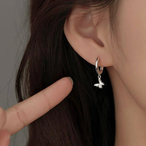 Sterling Silver Elegant Butterfly Earrings