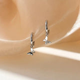 Sterling Silver Elegant Butterfly Earrings