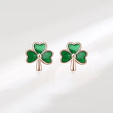 Sterling Silver Elegant Clover Studs