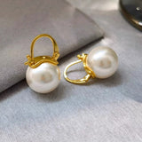 Sterling Silver Elegant Pearl Earrings