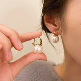 Sterling Silver Elegant Pearl Earrings