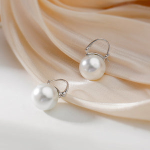 Sterling Silver Elegant Pearl Earrings