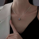 Sterling Silver Elegant Pearl Necklaces