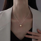 Sterling Silver Elegant Pearl Necklaces