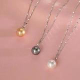 Sterling Silver Elegant Pearl Necklaces