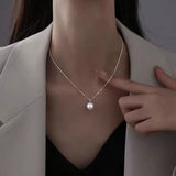 Sterling Silver Elegant Pearl Necklaces