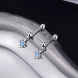 Sterling Silver Elegant Small Star Studs