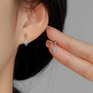 Sterling Silver Elegant Small Star Studs