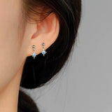 Sterling Silver Elegant Small Star Studs