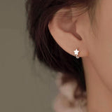 Sterling Silver Elegant Star Earrings