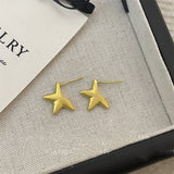 Sterling Silver Elegant Star Studs