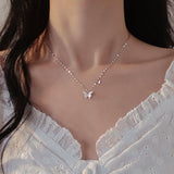 Sterling Silver Elegent Butterfly Necklaces