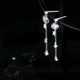 Sterling Silver Gradient Stellar Earrings