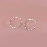 Sterling Silver Hoop Earrings