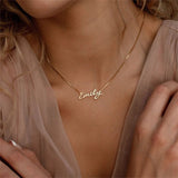 Sterling Silver Incredible Customized Letter Name Necklaces