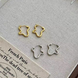 Sterling Silver Irregular Earrings